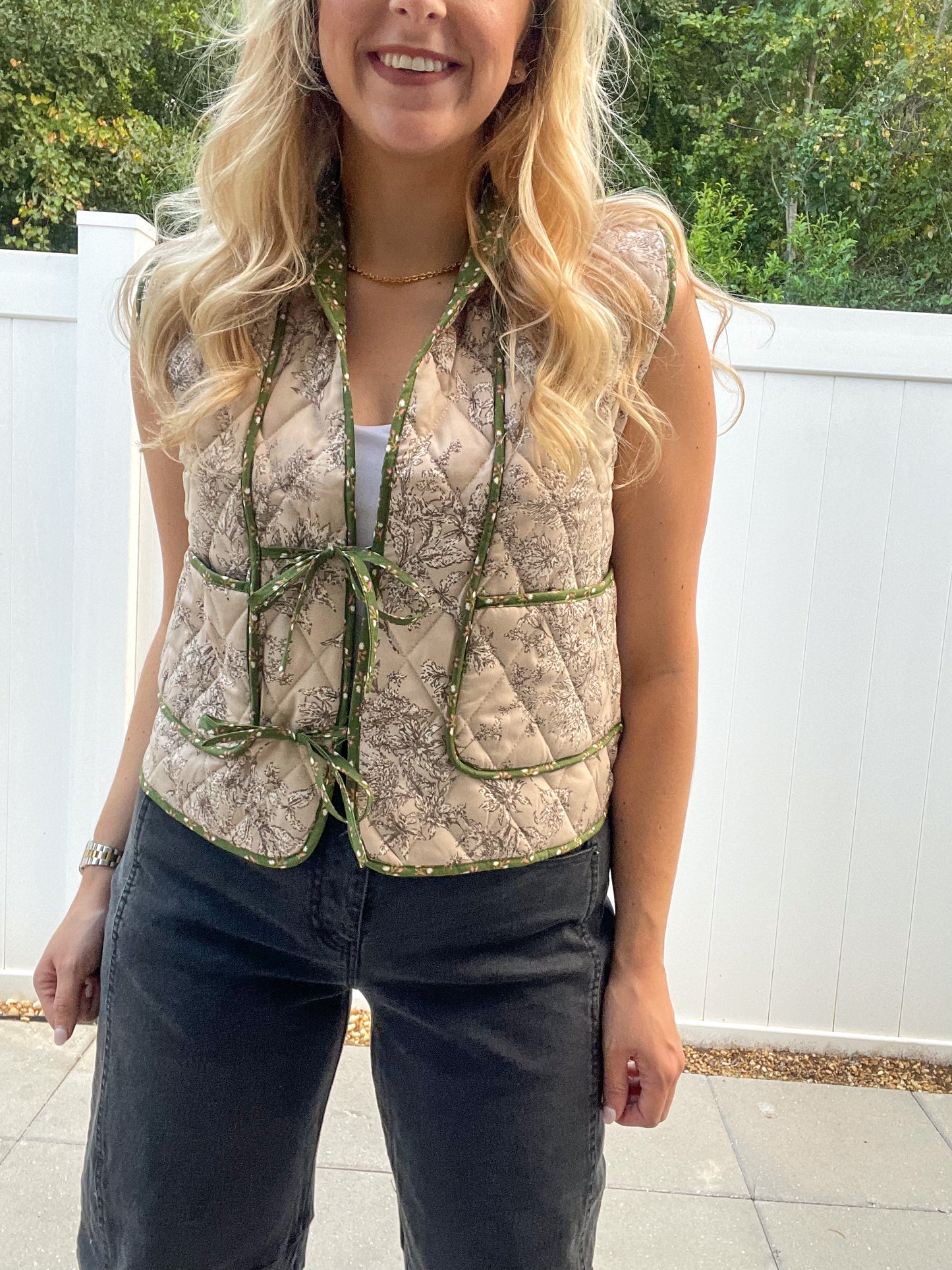 Fall Tie Vest