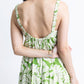 KARLIE - Palm Leaf Ibiza Tier Maxi Dress